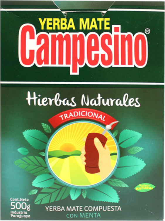 Yerba Mate Campesino Hierbas Naturales Tradicional (miętowa) 500g