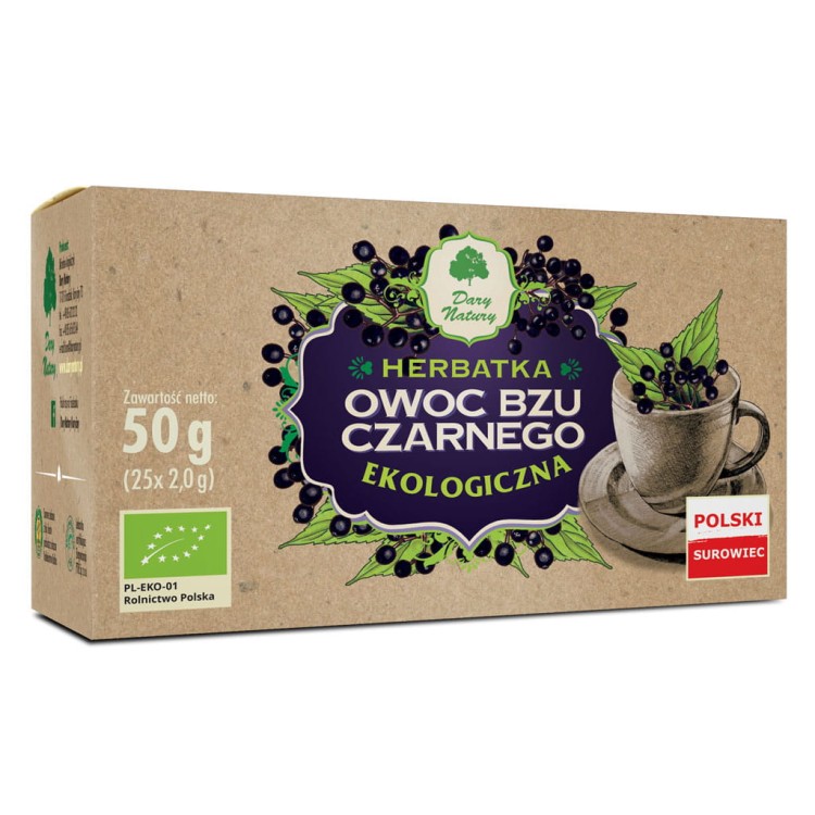 Bez czarny owoc EKO 25x2g Dary Natury