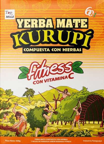 Yerba Mate Kurupi Fitness z witaminą C 500g