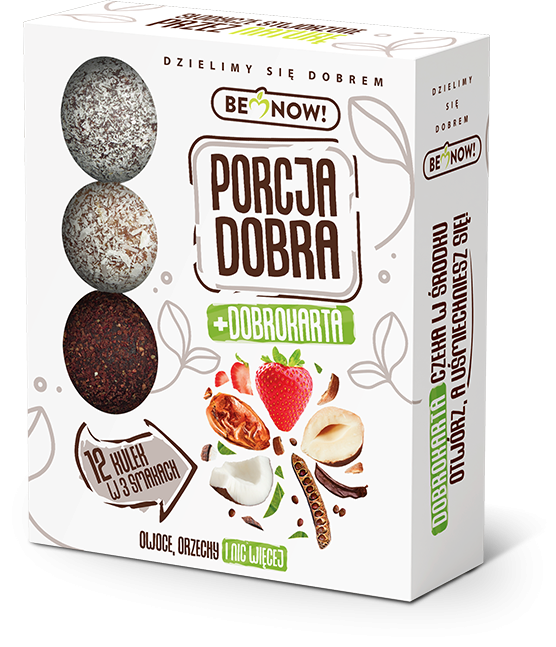 Kulki owocowo-orzechowe 144g Porcja Dobra