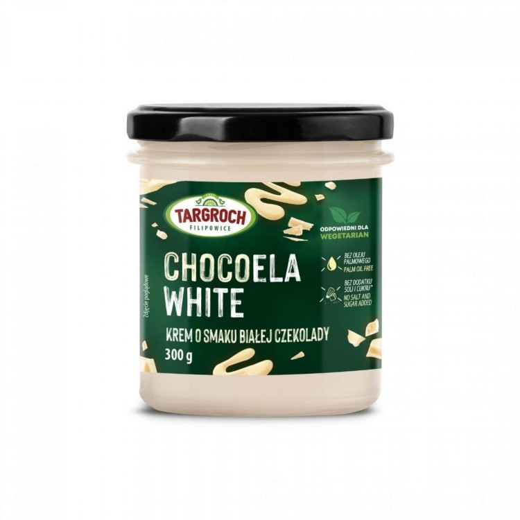 Krem o smaku białej czekolady 300g Chocoela White