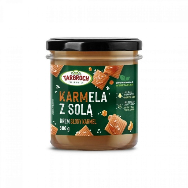 Krem o smaku słony karmel 300g Karmela z solą