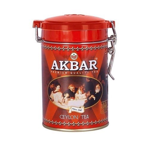 herbata czarna cejlońska 100g AKBAR puszka