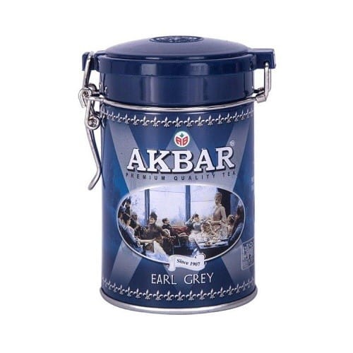 herbata czarna Earl Grey 100g AKBAR puszka
