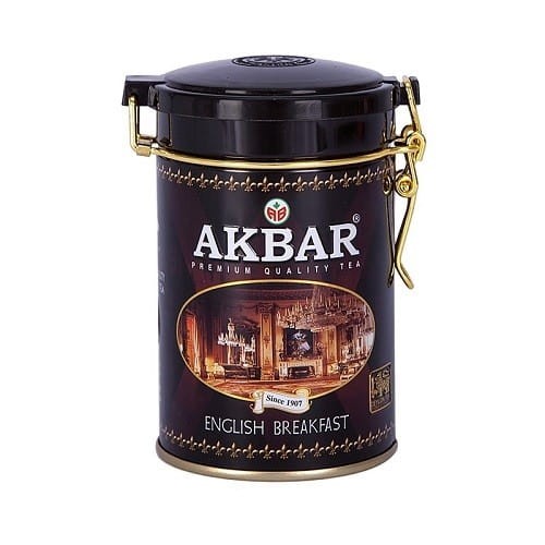 Herbata czarna English breakfast 100g AKBAR puszka