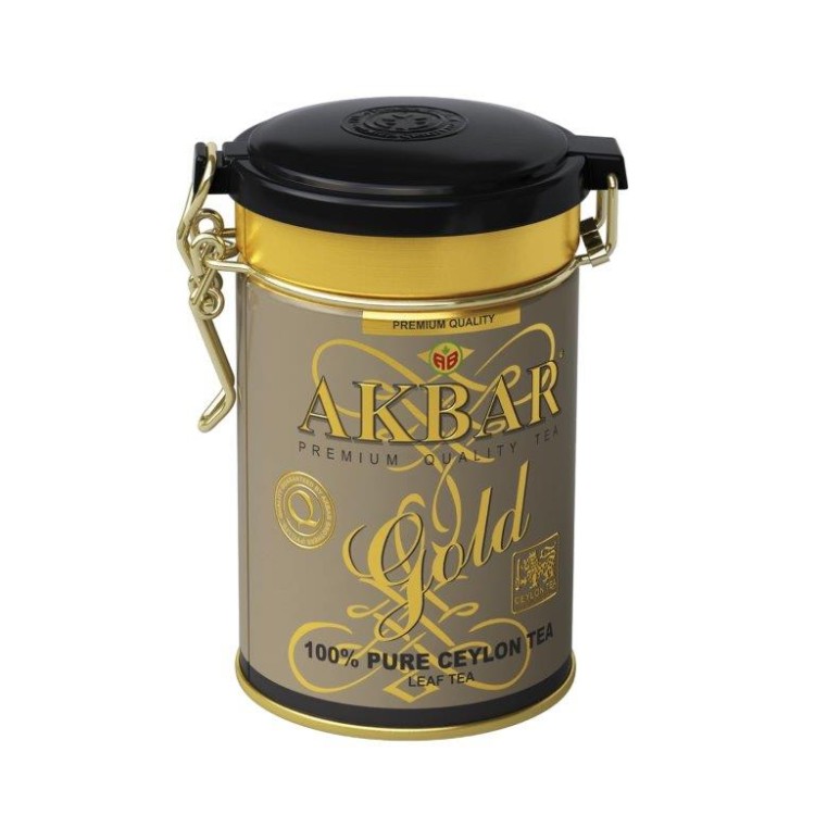 Herbata czarna Gold 100g AKBAR puszka