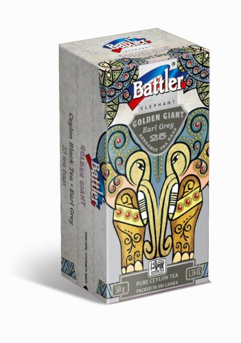 Herbata czarna cejlońska Earl Grey 25x2g Battler Elephant