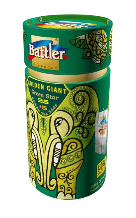 Herbata czarna cejlońska Green Star 30x2g Battler Elephanf