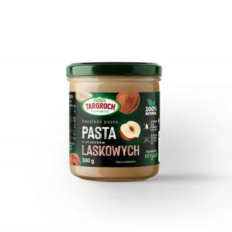 Pasta z orzechów laskowych 300g Targroch