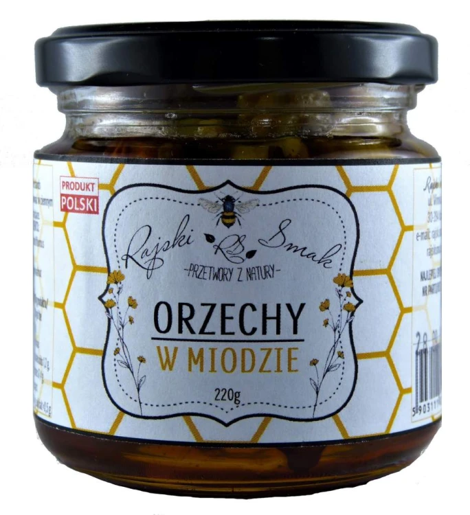 Orzechy w miodzie 220g RAJSKI SMAK