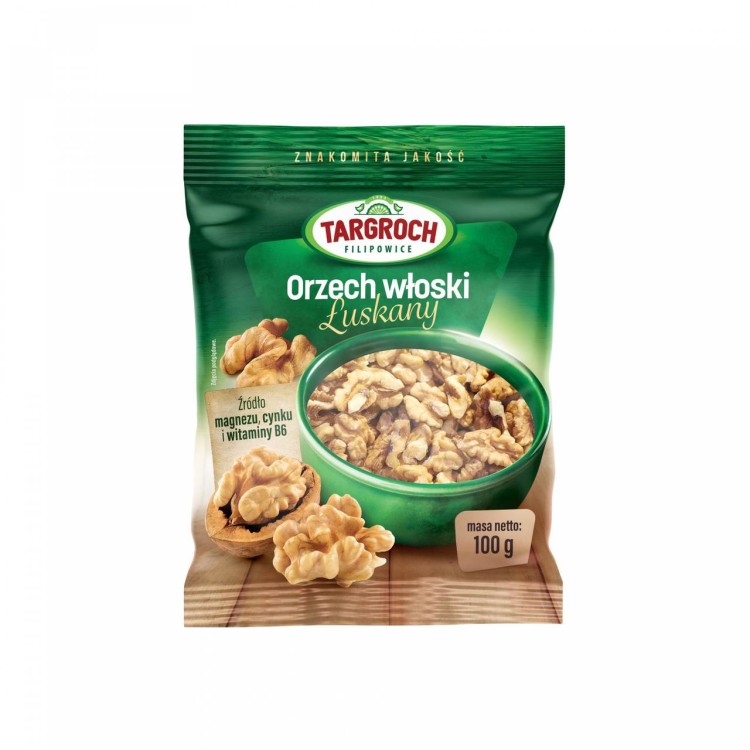 Orzechy włoskie łuskane 100g Targroch