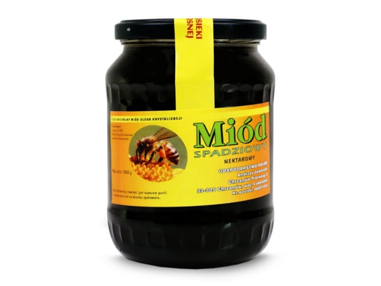 Miód spadziowy 1kg Gospodarstwo rolne Andrzej Jaworski