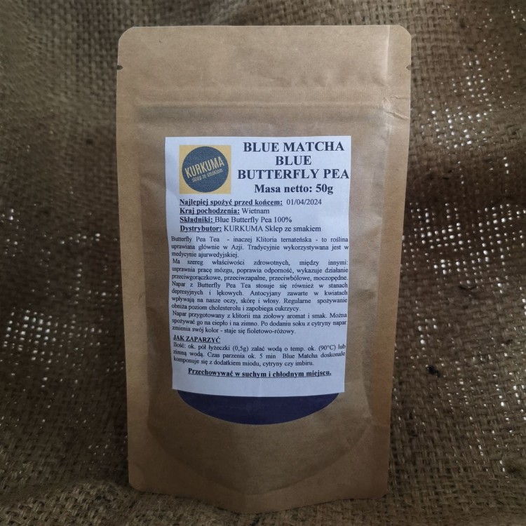 Butterfly Pea Tea - Blue Matcha (Niebieska matcha) 50g