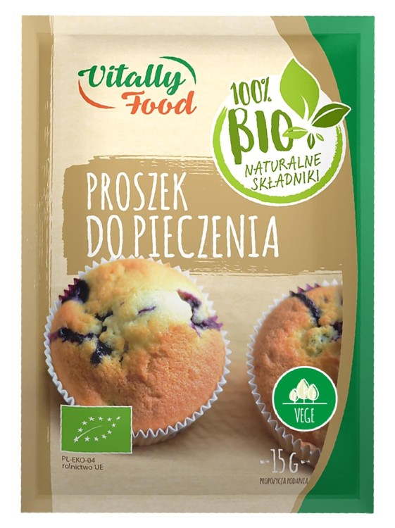Proszek do pieczenia BIO 15g Vitally Food