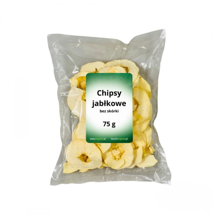 Chipsy jabłkowe bez skórki 75g Targroch
