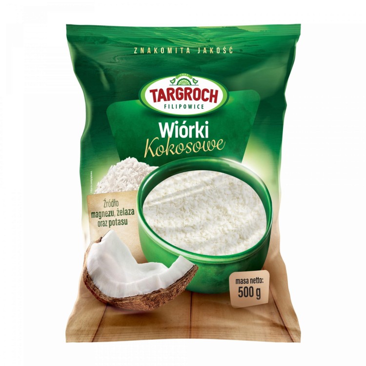 Wiórki kokosowe 500g Targroch