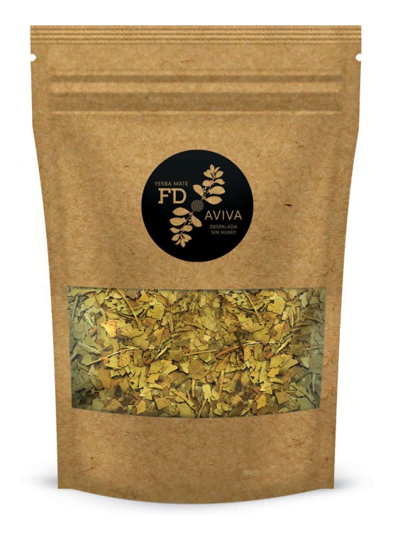 Yerba Mate FD AVIVA Despalada Sin Humo 500g