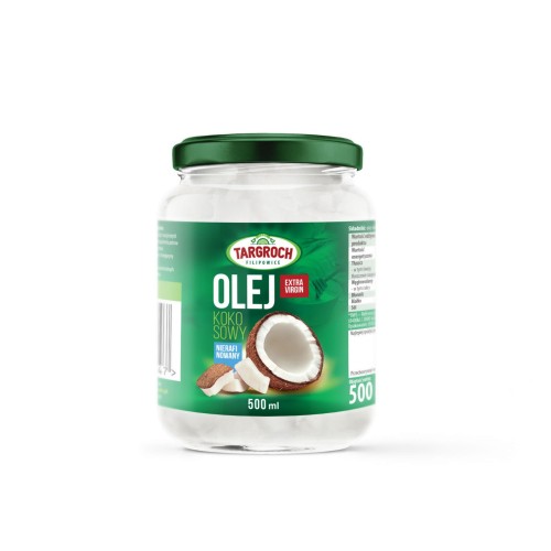 Olej kokosowy nierafinowany extra virgin 500ml Targroch