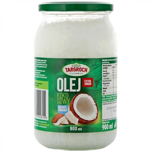 Olej kokosowy nierafinowany extra virgin 900ml Targroch