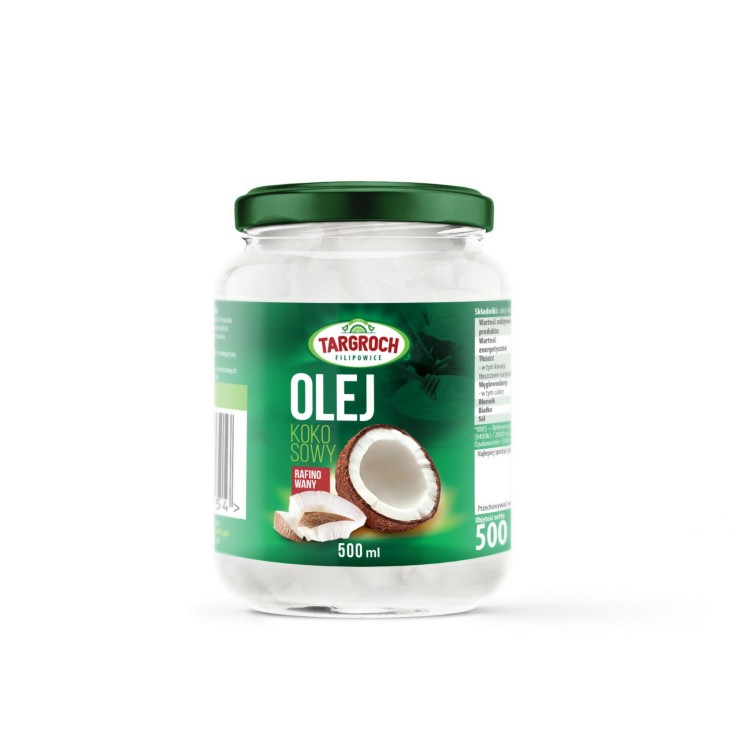 Olej kokosowy rafinowany 500ml Targroch