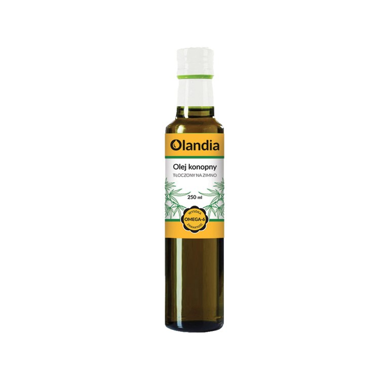 Olej konopny tłoczony na zimno 250ml Olandia