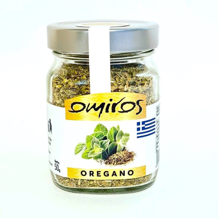 Greckie oregano w szklanym słoiku 50g Omiros