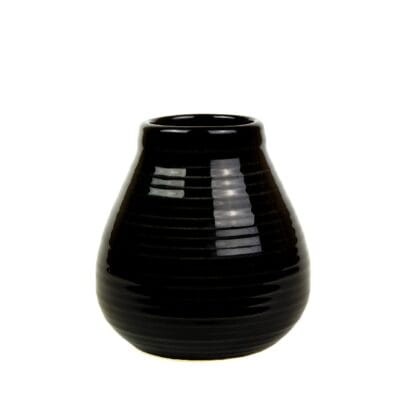 Matero ceramiczne czarne - Miodzio 350ml