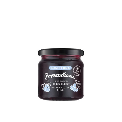 Konfitura porzeczkowa bez cukru 190g Devaldano
