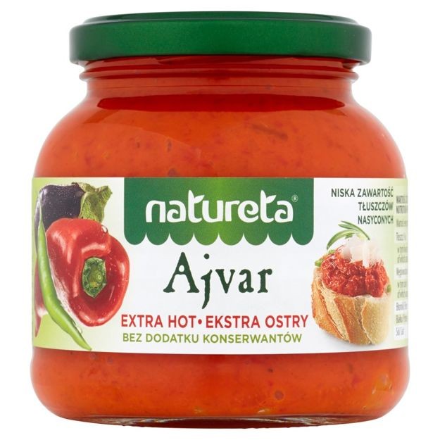 Ajvar ekstra ostry 290g Natureta