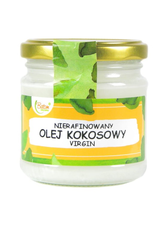 Olej kokosowy nierafinowany extra virgin 200ml BATOM