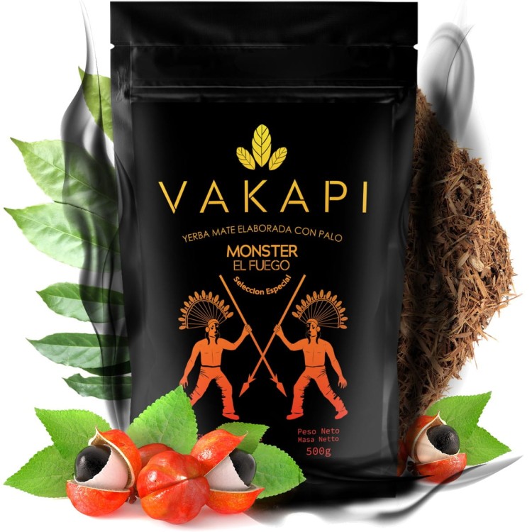 Yerba Mate Vakapi Monster El Fuego 500g
