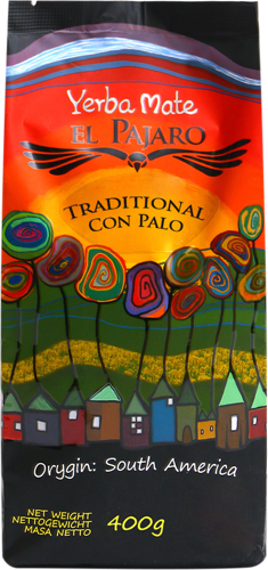 Yerba Mate El Pajaro Tradicional Con Palo 400g
