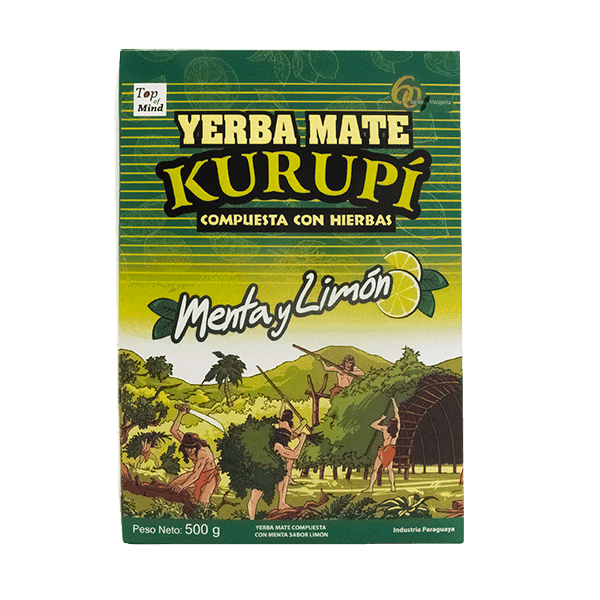 Yerba Mate Kurupi Menta-Limon (Mięta-Cytryna) 500g