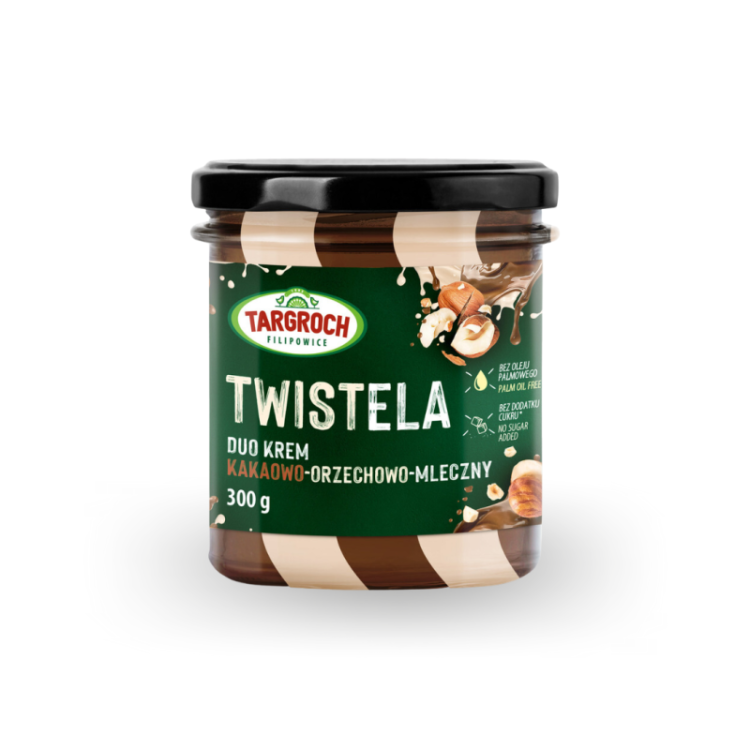Krem duo kakaowo-orzechowo-mleczny TWISTELA 300g Targroch
