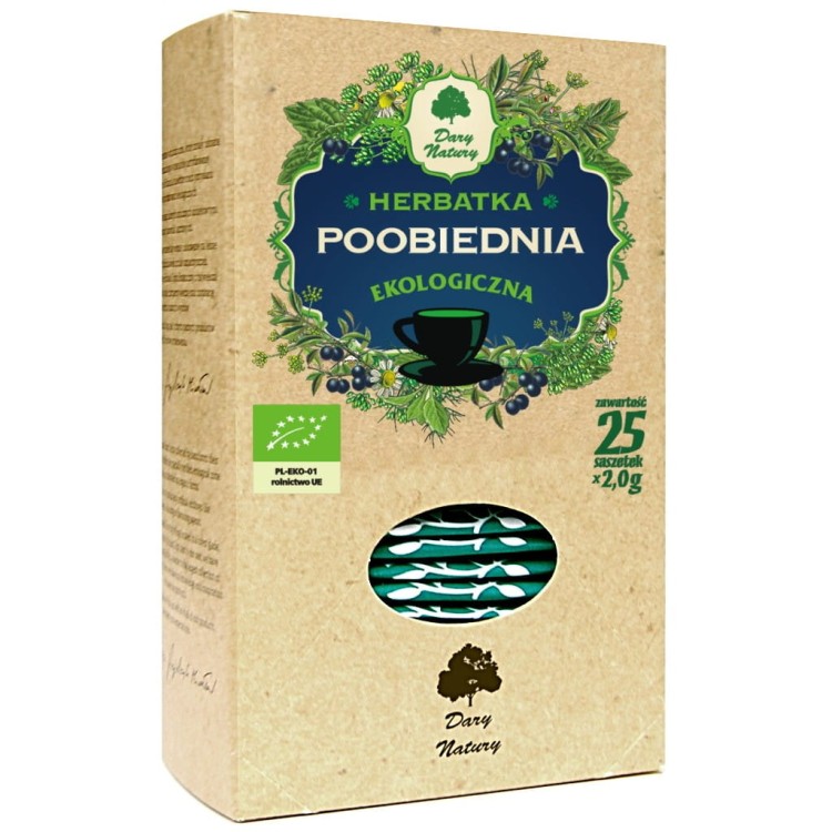 Herbatka Poobiednia EKO 25x2g Dary Natury