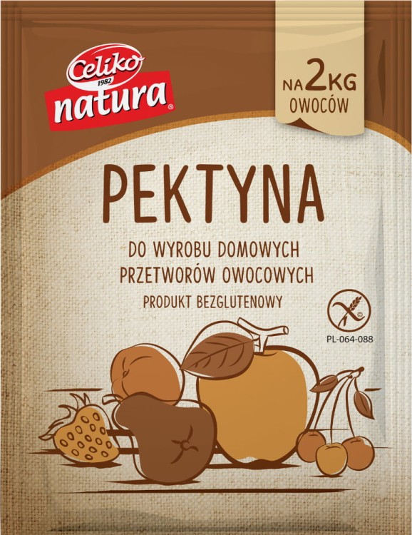 Pektyna do wyrobu przetworów owocowych bezglutenowa 24g Celiko