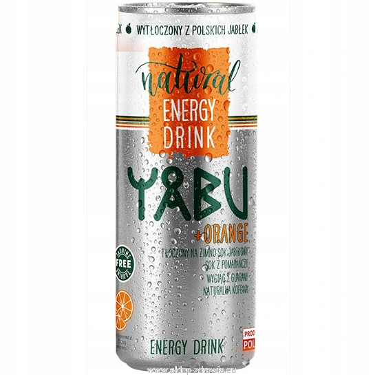 YABU Naturalny napój energetyczny pomarańczowy 250ml LaSad
