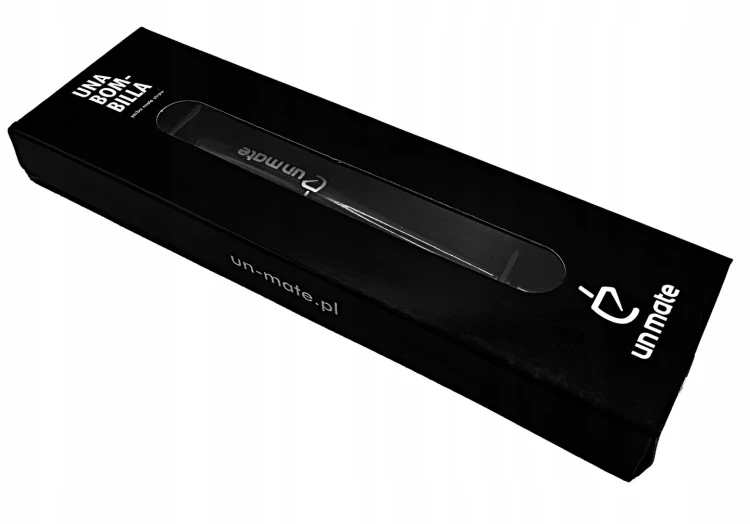 Bombilla Un-Mate Black 1.0 16cm z czyścikiem