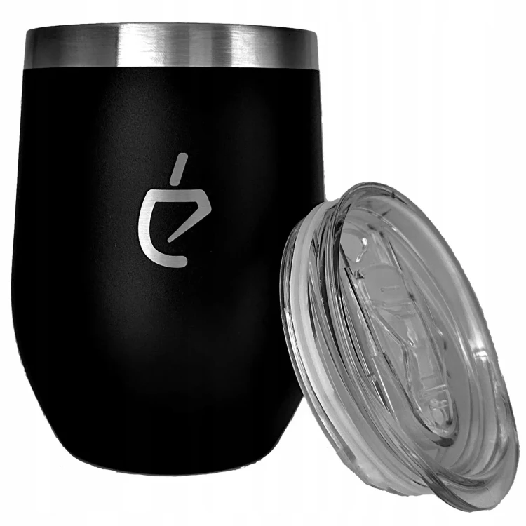 Matero stalowe TERMOLID Czarne Un-Mate 350ml