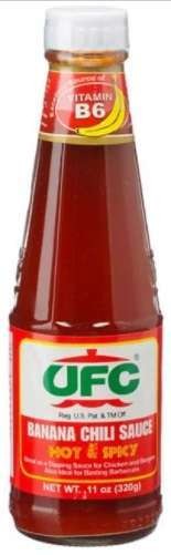 Sos bananowy z chilli - ostry ketchup bananowy 320g UFC