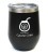 Matero stalowe TermoLid Negro (czarne) 350 ml  z przykrywką