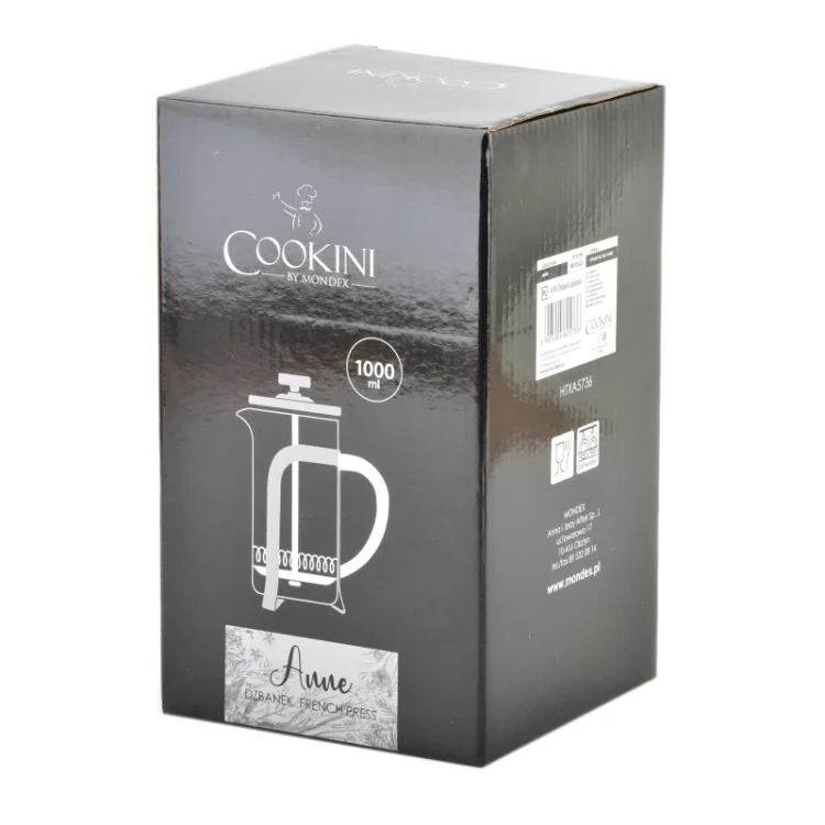 Zaparzacz tłoczkowy - French press 1000ml HTXA5736 COOKINI