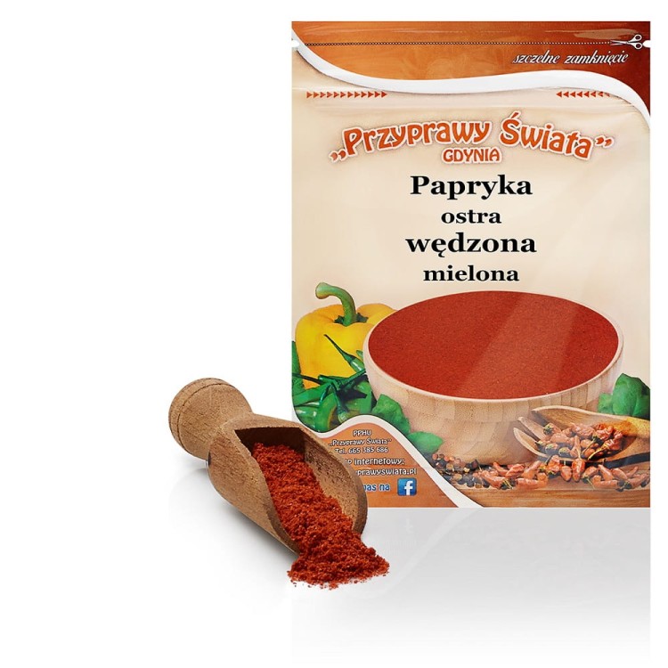 Papryka ostra wędzona 30g Przyprawy Świata
