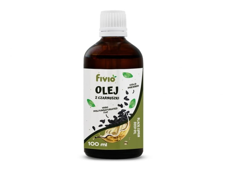 Olej z czarnuszki tłoczony na zimno 100ml FIVIO
