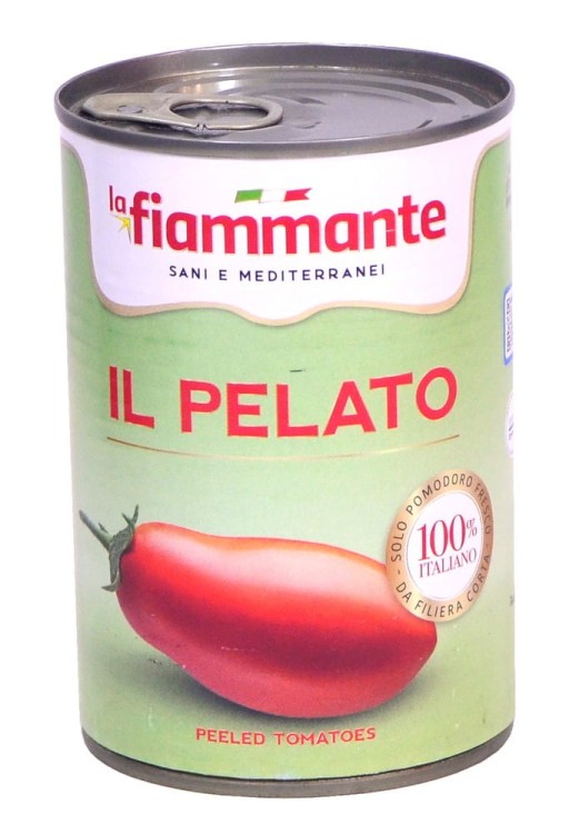 Pomidory włoskie Pelati bez skórki 400g La Fiammante