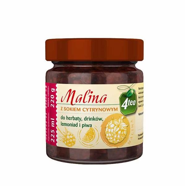 Malina z sokiem cytrynowym 220g 4TEA