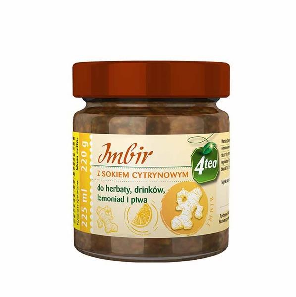 Imbir z sokiem cytrynowym 220g 4TEA