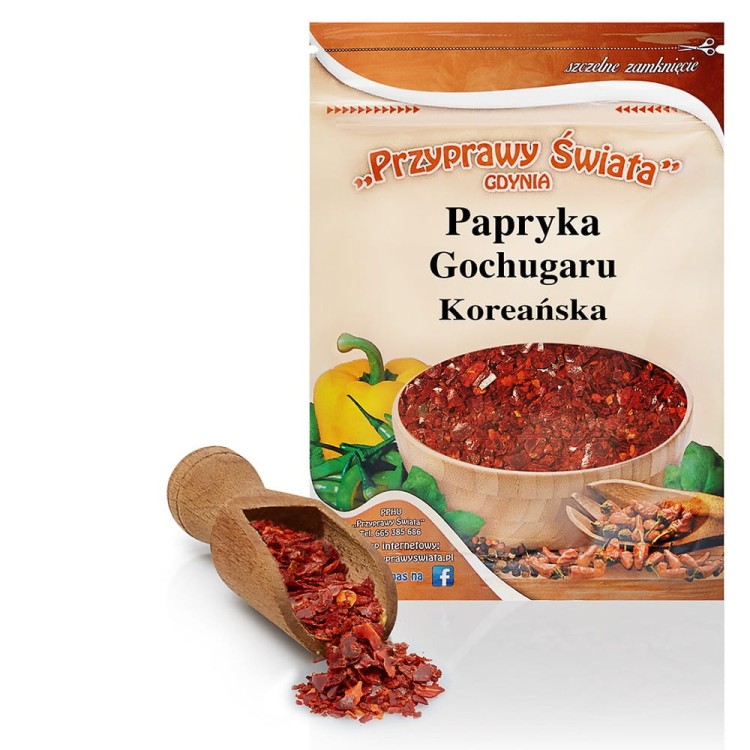 Papryka Gochugaru, ostra, grubo mielona 25g
