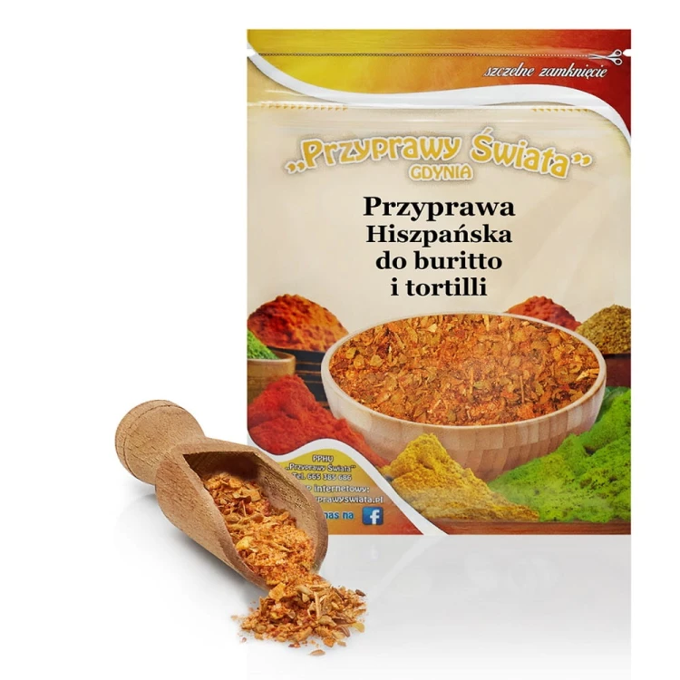 Przyprawa Hiszpańska do burrito i tortilli 30g Przyprawy Świata