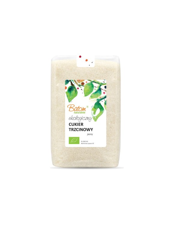 Cukier trzcinowy jasny BIO 1kg BATOM